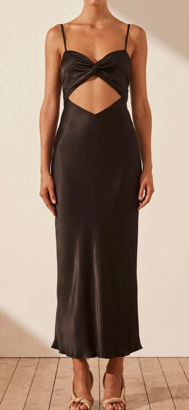 Shona Joy - Oliviera Twist Front Midi Dress