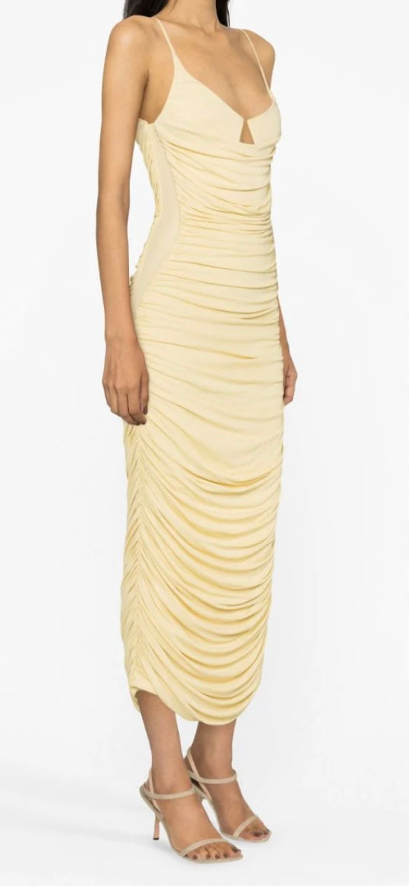 Paris Georgia - Yellow Sylvie Midi Dress