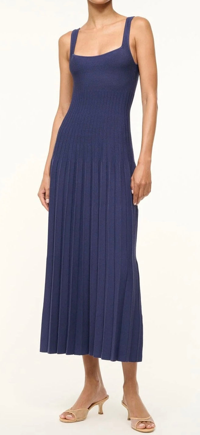 Staud - Navy Ellison Dress