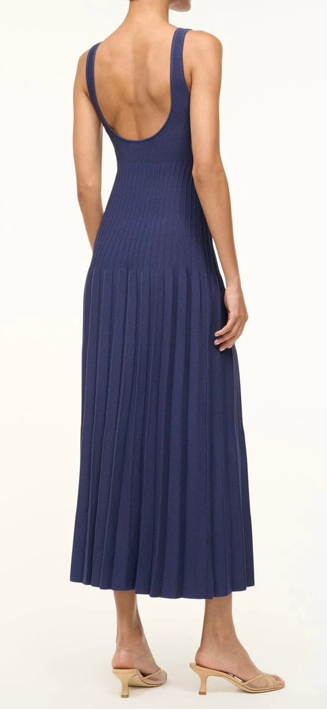Staud - Navy Ellison Dress