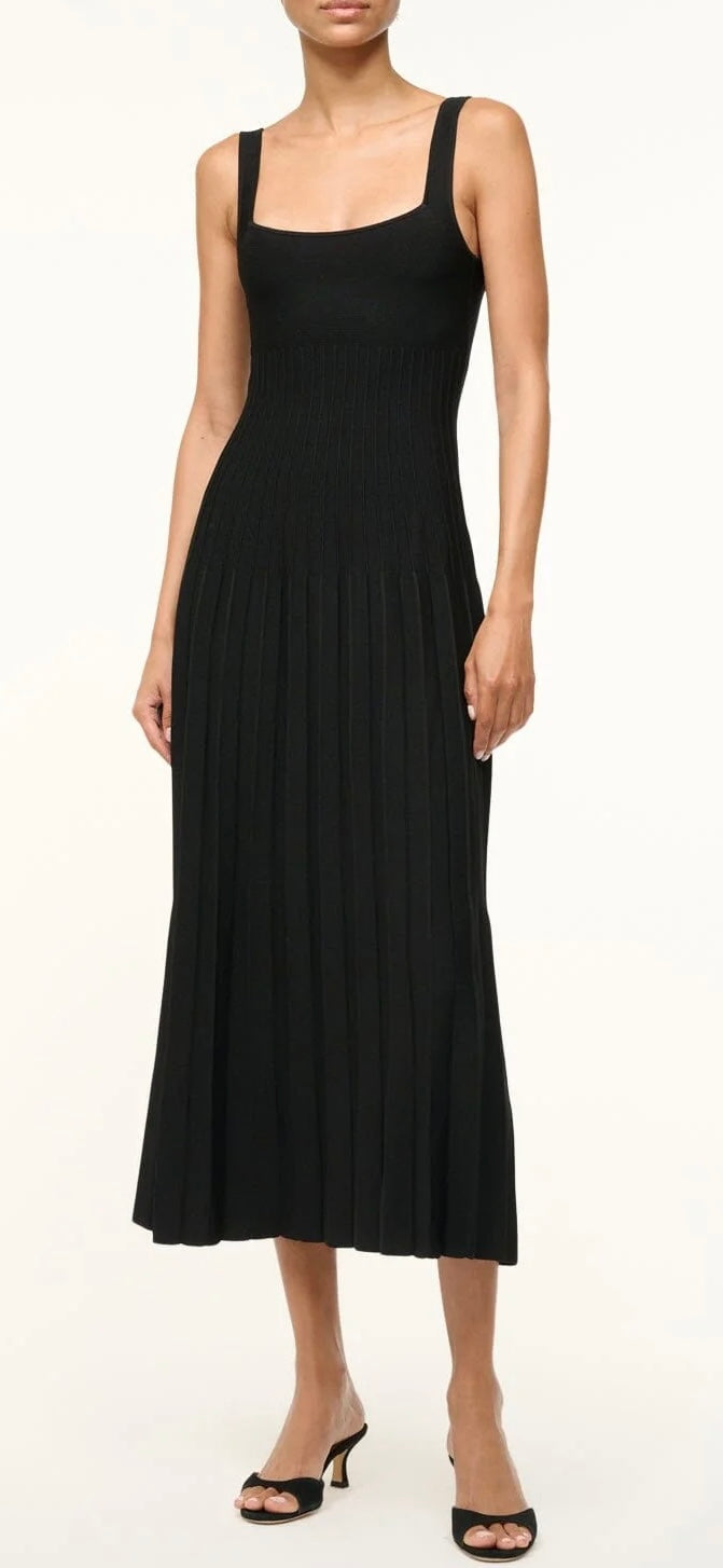Staud - Black Ellison Dress