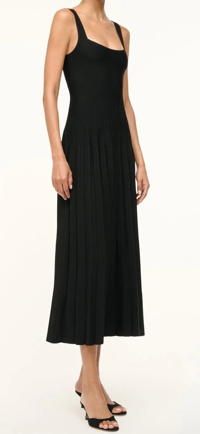Staud - Black Ellison Dress