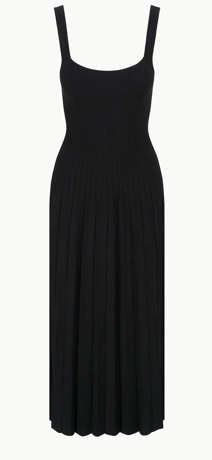 Staud - Black Ellison Dress