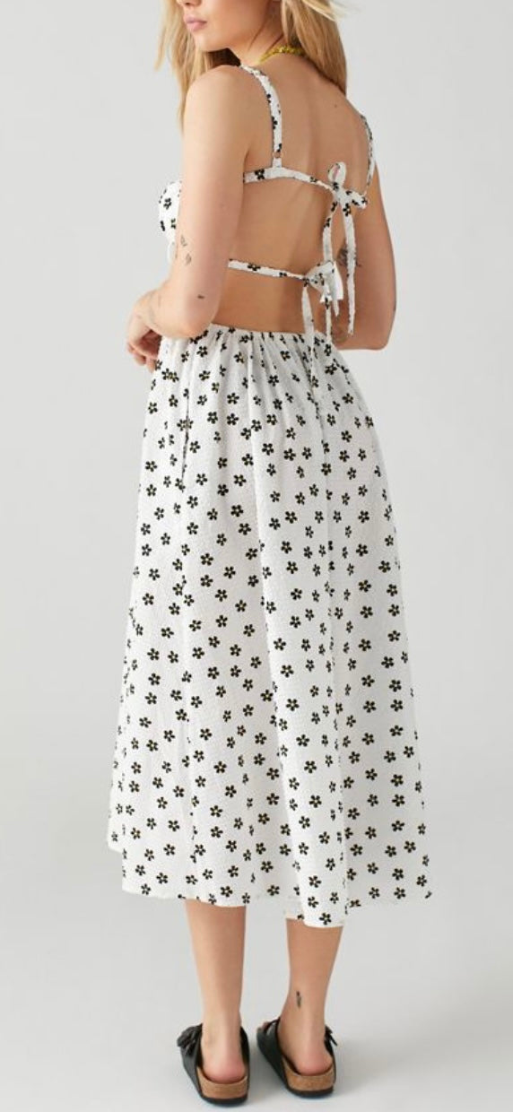 For Love & Lemons - Brenda Floral Midi Dress