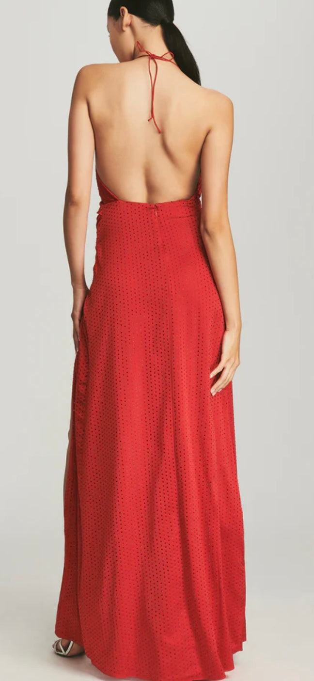 Retrofete - Ceres Embellished Silk Dress