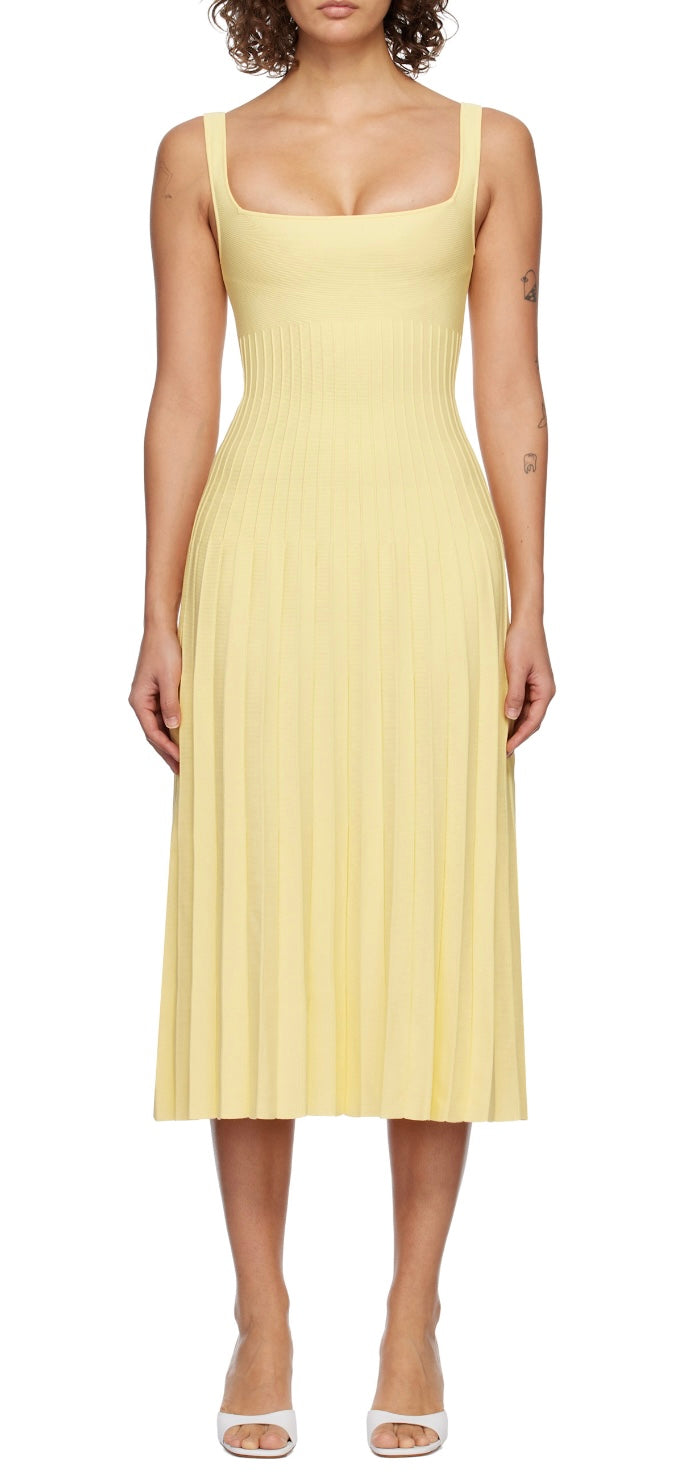 Staud - Yellow Ellison Dress