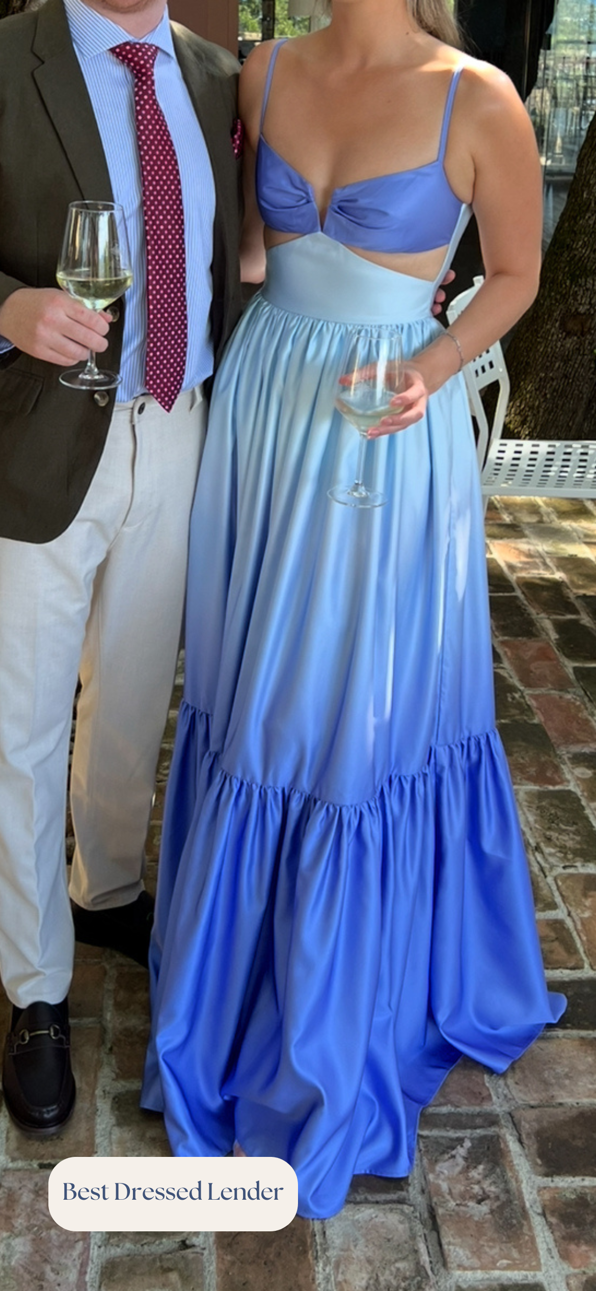 Sau Lee - Nova Gown (Blue Ombre)