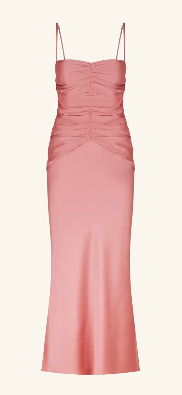 Shona Joy - Luxe Ruched Bodice Midi Dress (Rose)